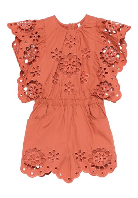 Tutina con smerlo ZIMMERMANN KIDS | 5920YRS261RUST